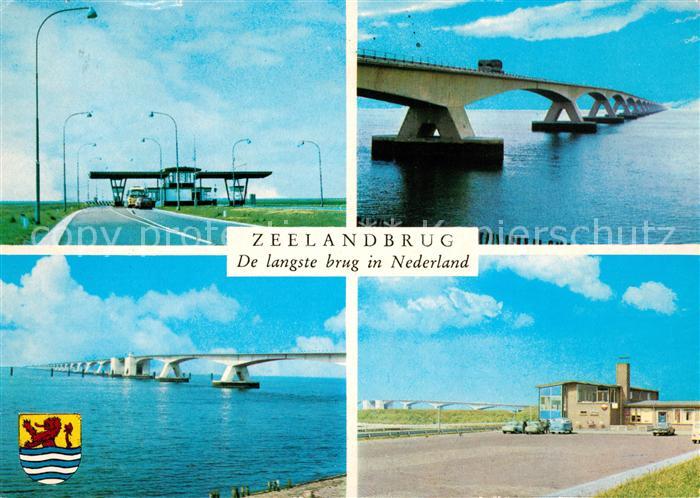 Zeeland Niederlande Zeelandbrug Teilansichten