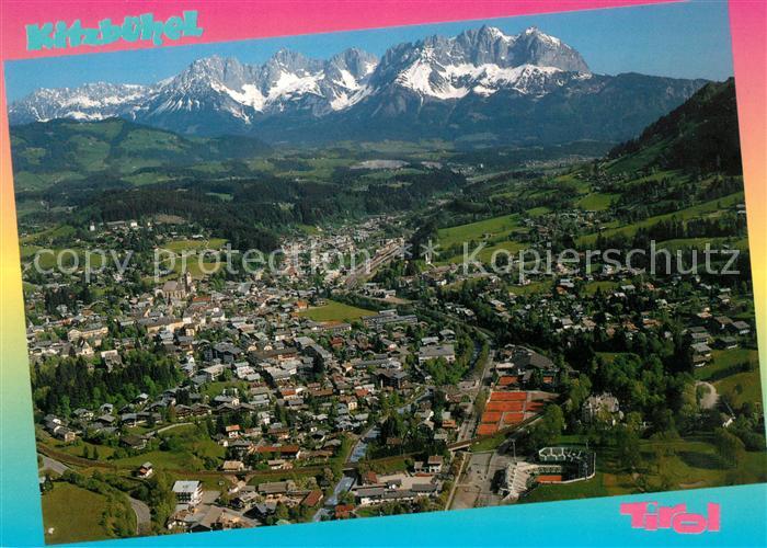 Kitzbuehel Tirol Fliegeraufnahme