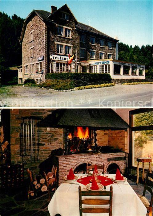 Houffalize Hotel des Nutons Restaurant Situe au bord de l'Ourthe