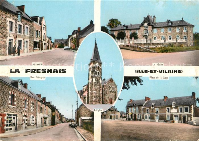La Fresnais Centre Rue Principale Mairie Place de la Gare