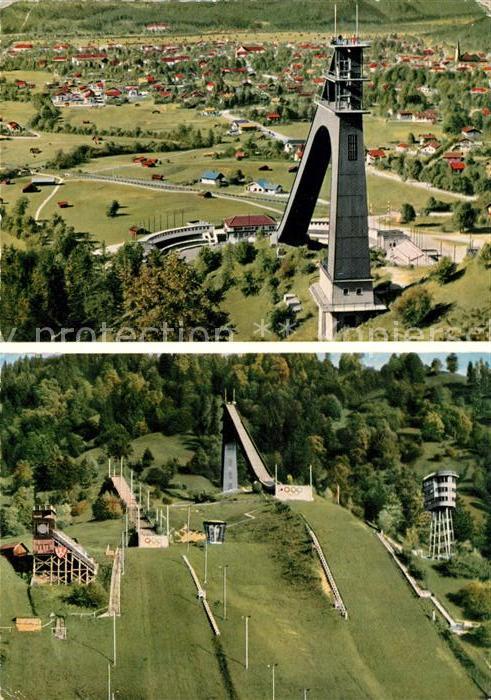 GARMISCH-PARTENKIRCHEN Bayern Skistadion Anlaufturm Sprungschanzen