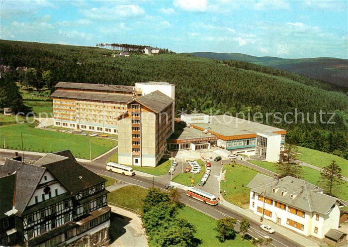 Oberhof Thueringen FDGB Erholungsheim Fritz Weineck Fliegeraufnahme