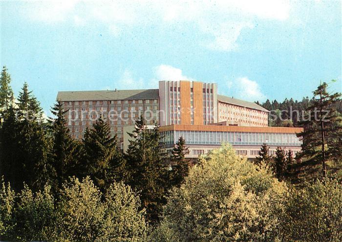 Oberhof Thueringen FDGB Erholungsheim Fritz Weineck