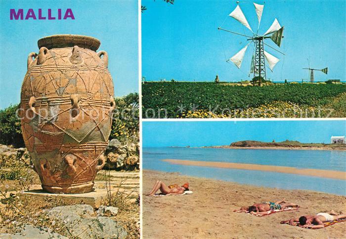 Mallia Grosser Krug Windraeder Strand