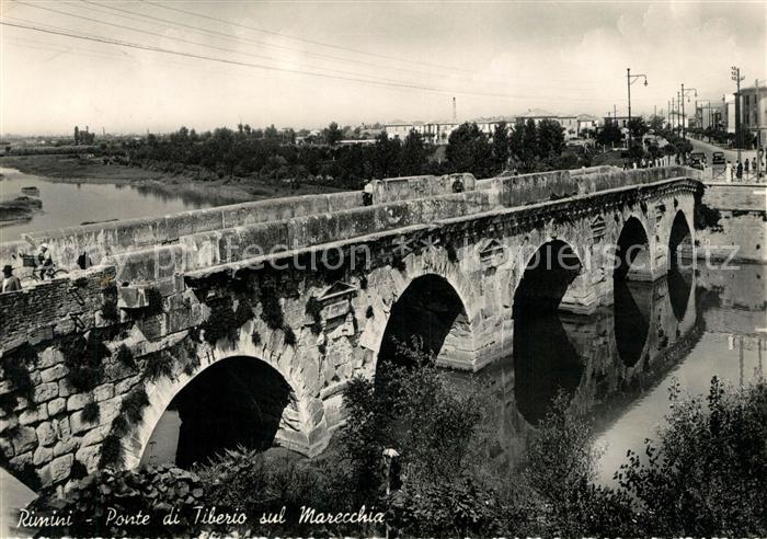 Rimini Ponte di Tiberio sul Marecchia