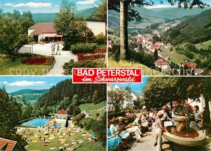 Bad Peterstal-Griesbach Panorama Schwimmbad Trinkbrunnen