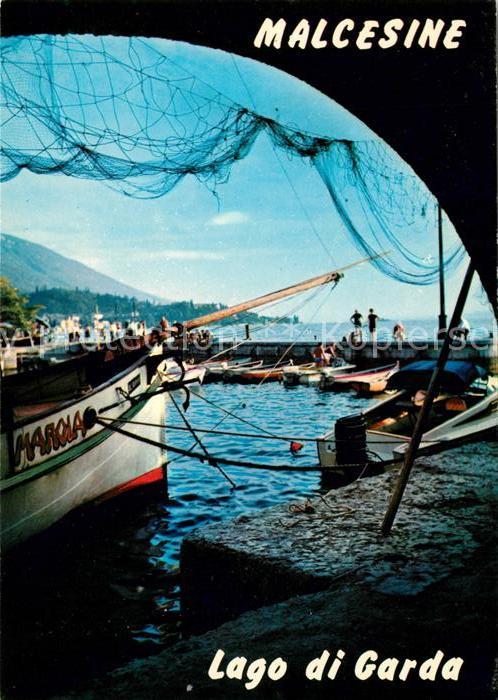 Malcesine Lago di Garda Fischereihafen
