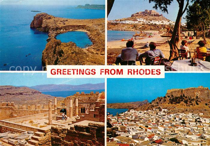 Lindos Lindo Teilansichten Ruinen