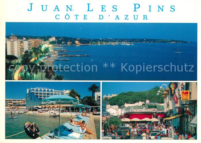 Juan-les-Pins Antibes 06 Cote d’Azur Strand Strassenmotiv