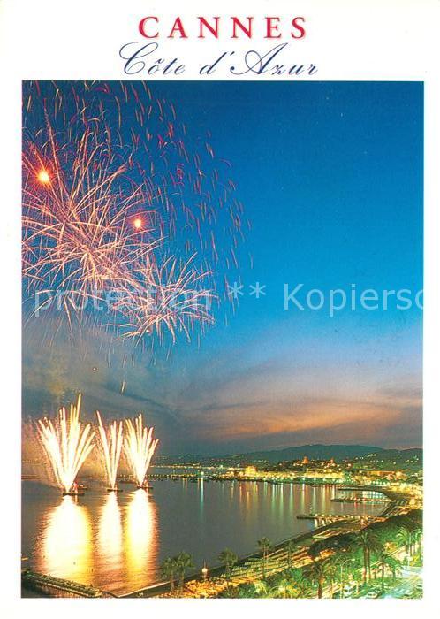 Cannes Alpes-Maritimes Cote d’Azur Feuerwerk