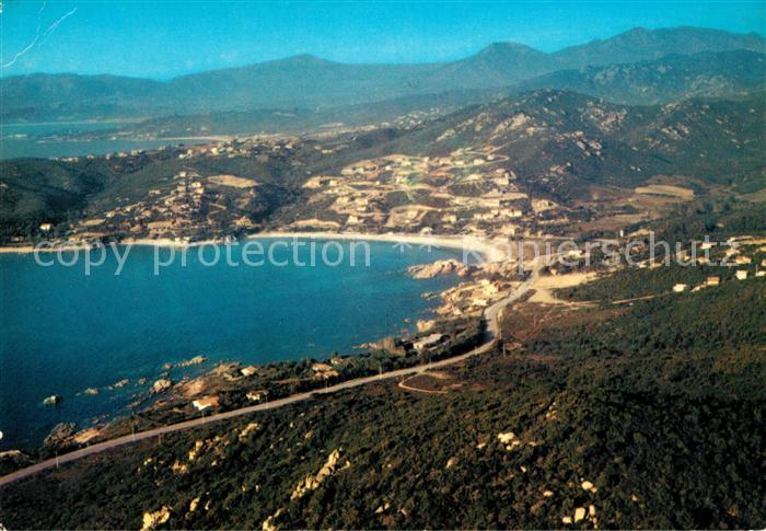 Ajaccio La Rive Sud du Golfe d’Ajaccio Vue aerienne