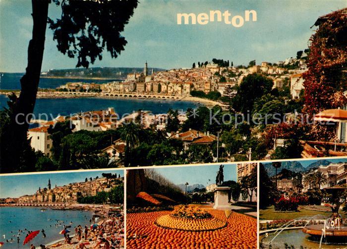 Menton Alpes Maritimes La Vieille Ville La Fete du Citron Le Jardin Bioves