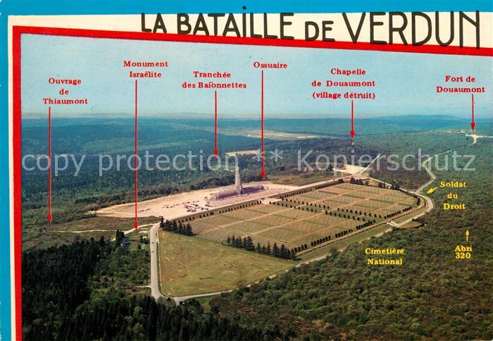 Verdun Meuse Ossuaire de Douaumont et le Cimetiere N