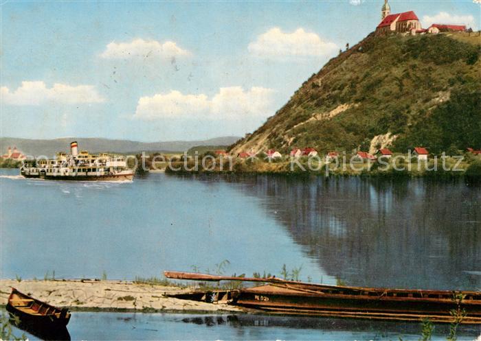 Bogenberg Niederbayern Donaupartie Dampfer Wallfahrtskirche