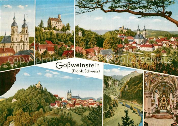 Goessweinstein Kirchen und Burg