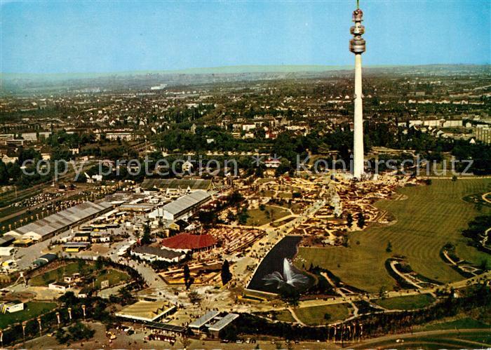 Dortmund Fliegeraufnahme Westfalenpark mit Fernsehturm