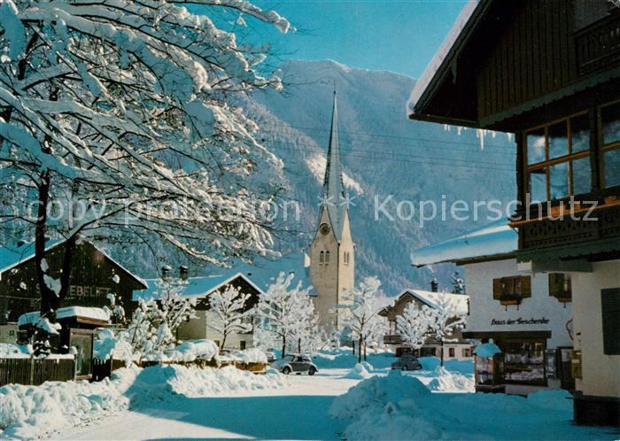 Bayrischzell Winteridyll mit Kirche