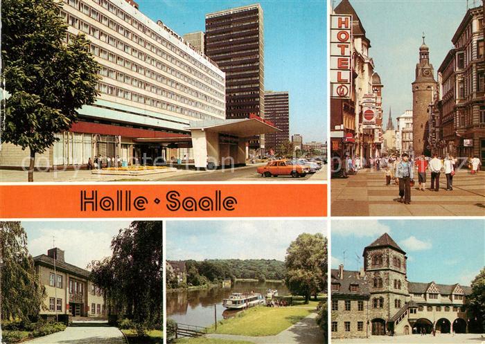 Halle Saale Interhotel Stadt Halle Klement Gottwald Str Paedagogische Hochschule