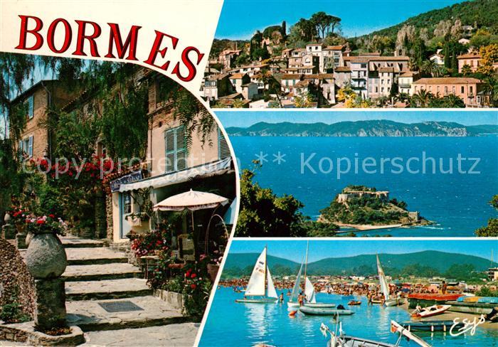 Bormes-les-Mimosas Lou Poulid Catoun Vue generale Fort de Bregancon et Ile du Le