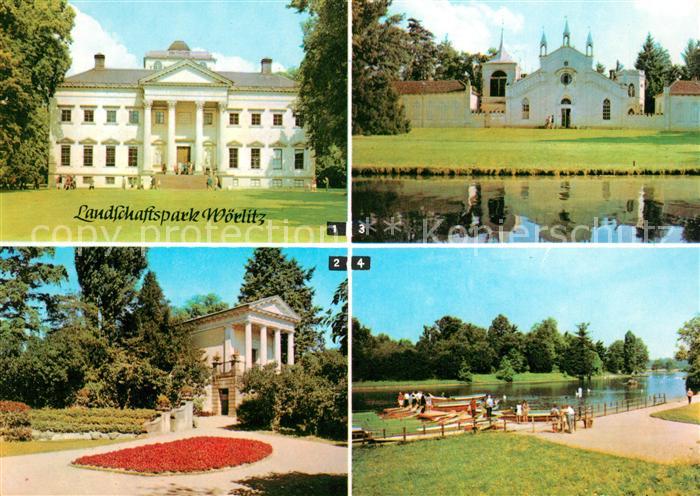 Woerlitz Schlossmuseum Floratempel Gotisches Haus Gondelstation