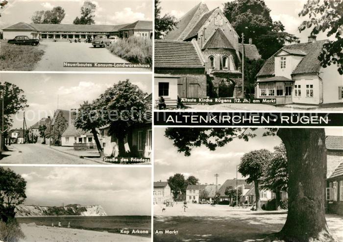 Altenkirchen Ruegen Konsum Landwarenhaus Strasse des Friedens Kap Arkona aeltest