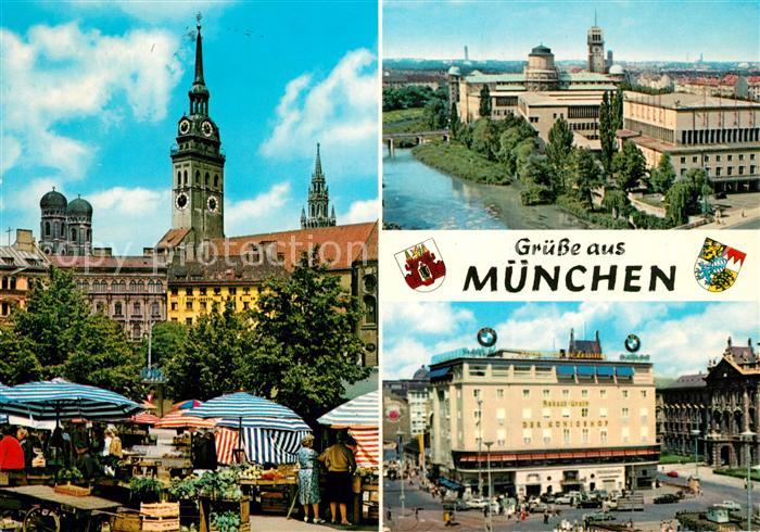 Muenchen Markt Teilansicht Koenigshof