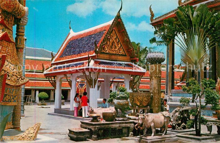 Bangkok Inside ground of Wat Phra Keo Emerald Buddha Temple