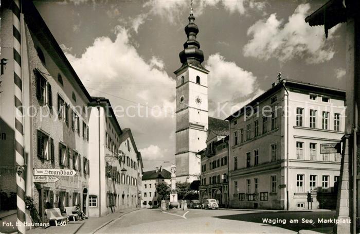 Waging See Marktplatz Kirche