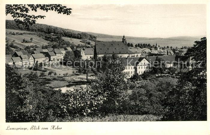Lamspringe Panorama Blick vom Heber Klosterkirche