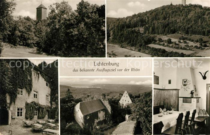 Ostheim Rhoen Burgrestaurant auf der Lichtenburg