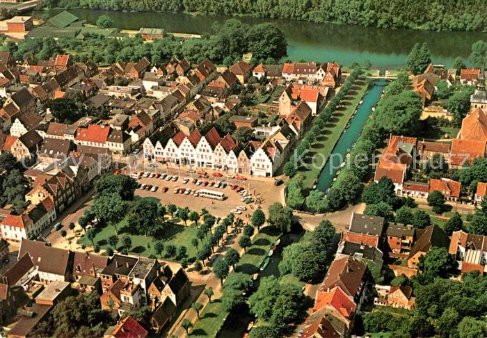 Friedrichstadt Eider Hollaenderstadt Historischer Marktplatz Mittelburggraben Fl