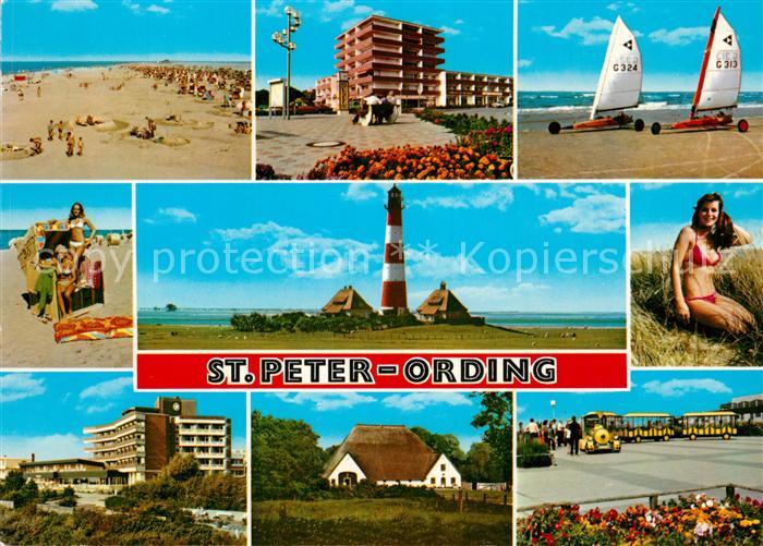 St Peter-Ording Strand Hotel Strandsegeln Bauernhof Leuchtturm Touristenbahn