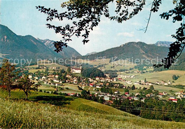 Ruhpolding Panorama Blick gegen Hoerndlwand