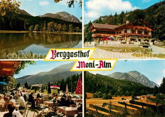 Rottach-Egern Berggasthof Moni Alm Landschaftspanorama Alpen