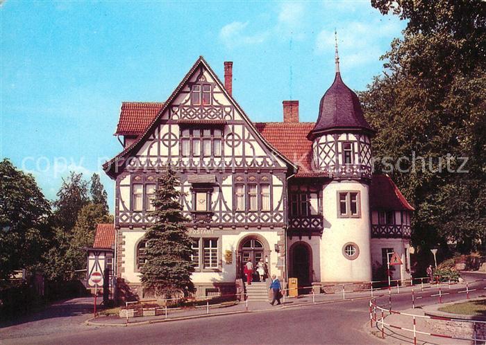 Bad Liebenstein Postamt Fachwerkhaus