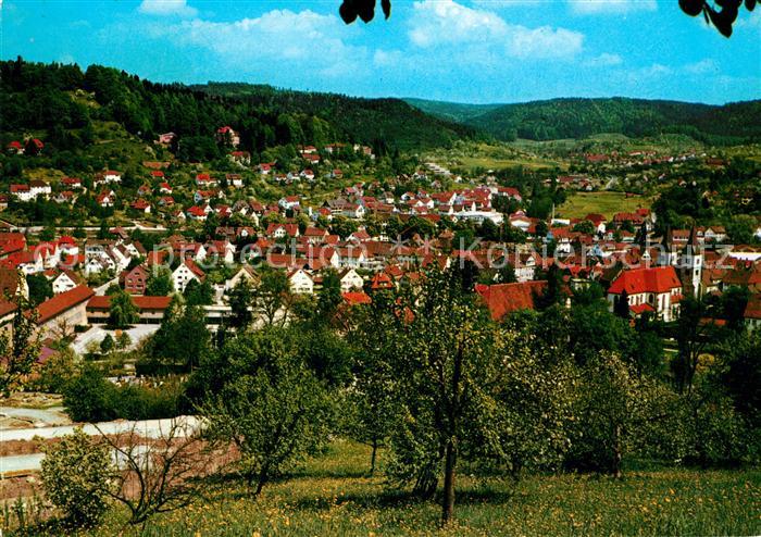Murrhardt Blick vom Waltersberg ins Siegelsberger Tal