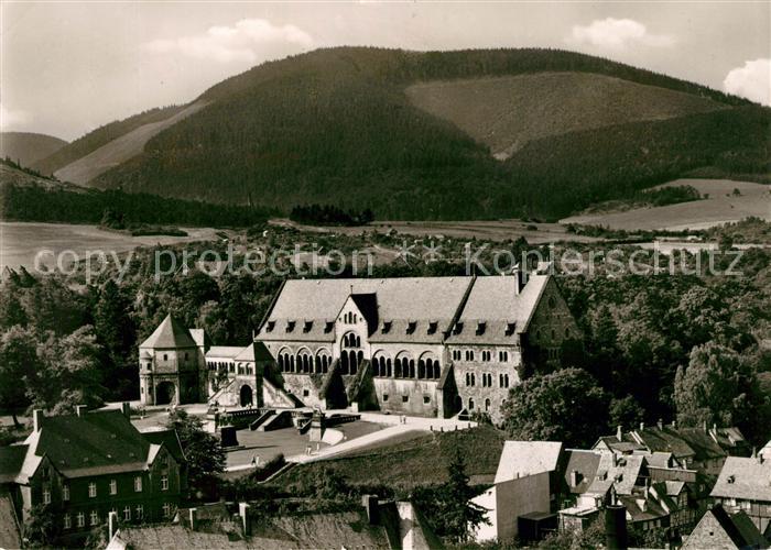 Goslar Kaiserpfalz mit St Ulrichskapelle Serie Schoenes Deutschland