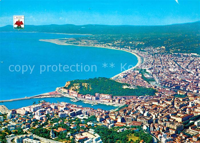 Nice Alpes Maritimes Vue aerienne Cote d_Azur