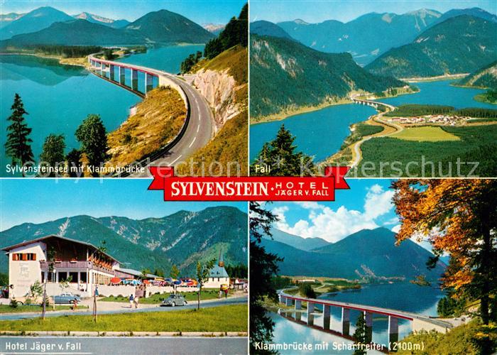 Sylvensteinsee Lenggries Sylvensteinsee Klammbruecke Scharfreiter Fall Hotel Jae