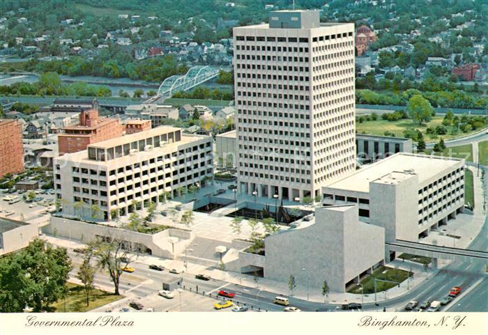 Binghamton Governmental Plaza Skyscraper aerial view