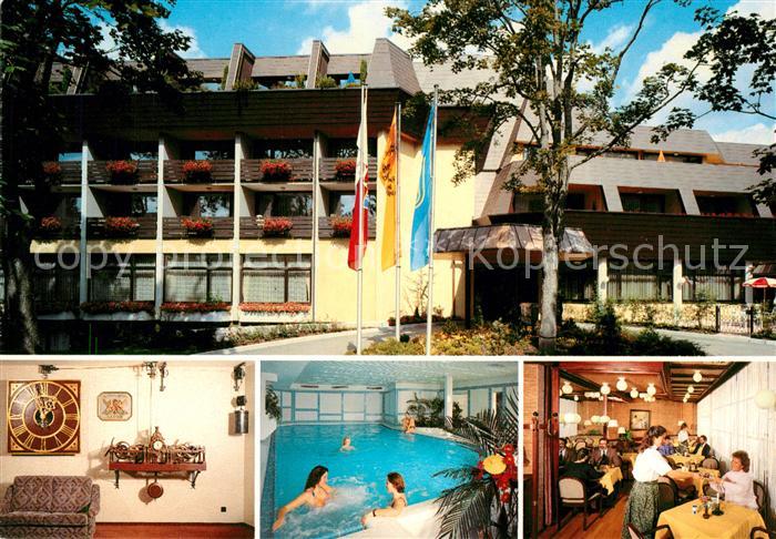 Bad Duerrheim Parkhotel Schrenk mit Kurklinik Waldeck Hallenbad Restaurant