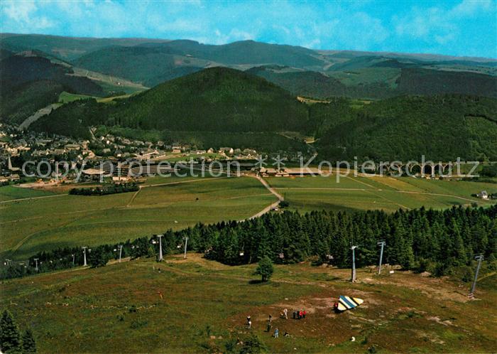 Willingen Sauerland Heilklimatischer Kneipp Kurort Drachenfliegen Fliegeraufnahm