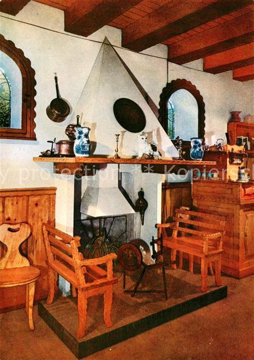 Stresa Lago Maggiore Villa Pallavicino interno dello chalet