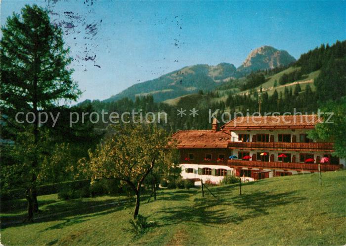 Bayrischzell Privatklinik Tannerhof mit Wendelstein