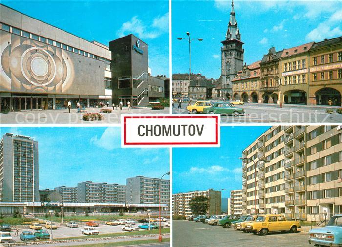 Chomutov Obchodni dum Prior Namesti 1. maje Restaurace Luna Sidliste Pisecna