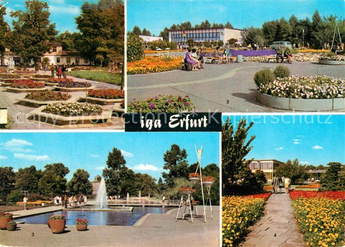 Erfurt Rosengarten Festplatz Wasserachse Zentralgaststaette Park