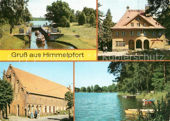 Himmelpfort Schleuse FDGB Erholungsheim Brauhaus am Schleusengraben Haussee