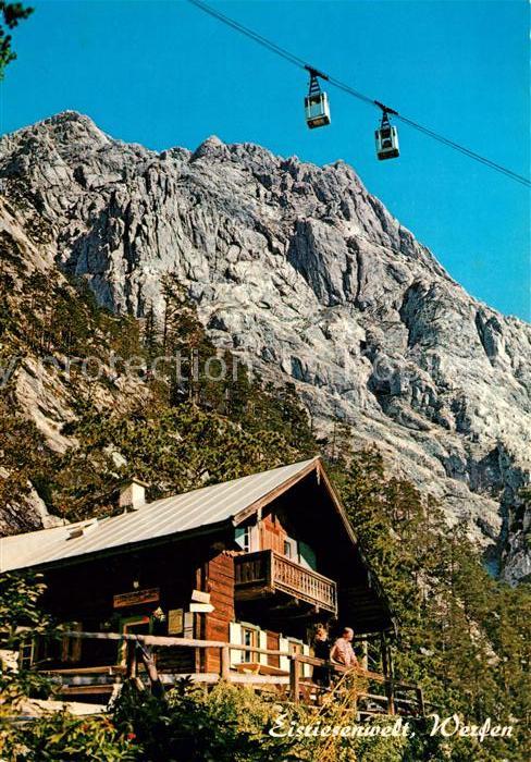 Werfen Salzburg Eisriesenwelt Rasthuette Wimmer Seilbahn Tennengebirge
