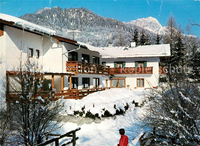 Berchtesgaden Gaestehaus Weiherbach Winterpanorama Alpen
