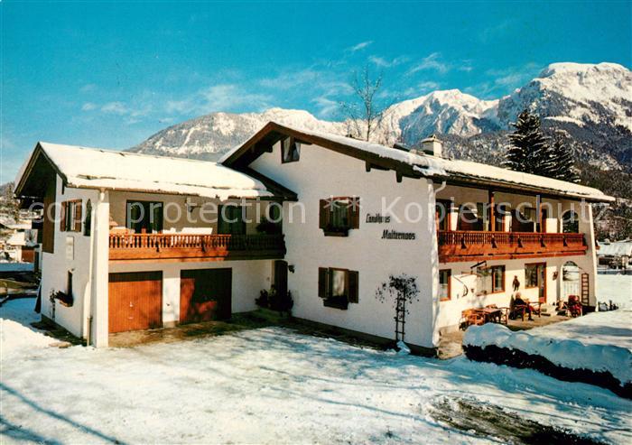Schoenau Berchtesgaden Landhaus Maltermoos Winterpanorama Alpen